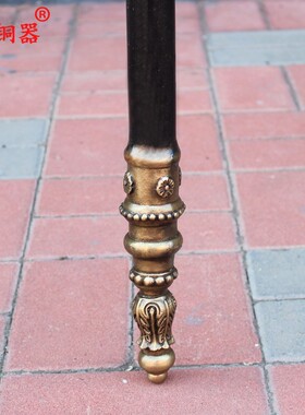 铜十八般三股叉铁杆影视道具