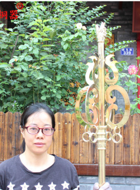 宇卓铜器纯铜黄铜四股法器