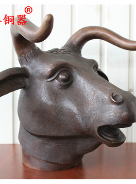 十二生肖圆明园兽首纯铜鼠虎兔