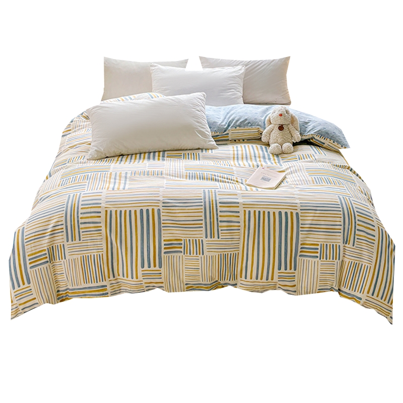 四季款100%全棉被套单件150x200x230双人纯棉被罩单人1.5m1.8米床 - 图3