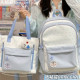 Ins style high-looking large-capacity female student backpack