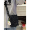 Big Orange Cat Japanese style simple contrasting color design outdoor sports mobile phone bag for female students versatile crossbody bag shoulder bag for men
