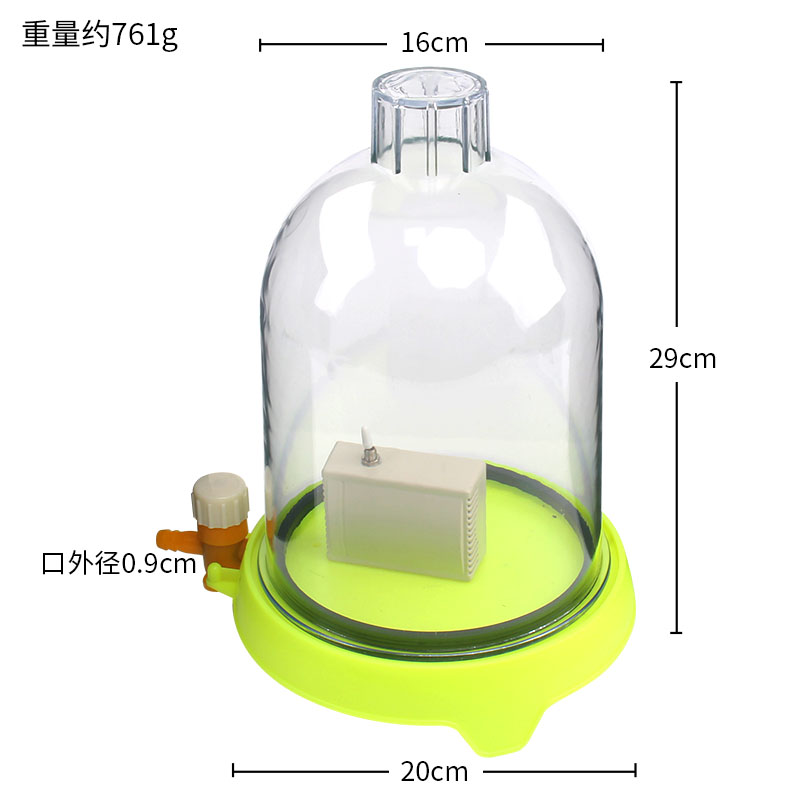 抽气盘真空罩闹铃抽气机低压沸腾实验J02016声音的产生与和传播真空不能传声实验声学实验器材教学仪器-图1