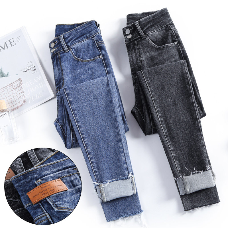 加绒加长加厚175高个子超长裤子 蒙来妮牛仔裤