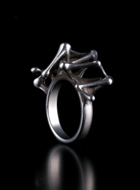 纯银戒指手工定制女小众设计轻奢高级感气质大气男款2025新款爆款