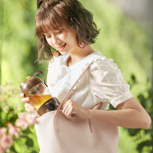 Многофункциональный стеклянный заварочный чайник для домашнего использования, термос, с медвежатами, поддерживает постоянную температуру