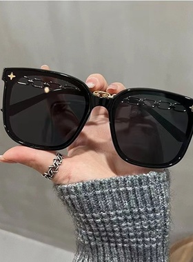 防晒超级百搭的时尚太阳镜显脸小