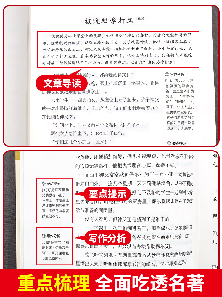 全套4册八年级上册必读课外书下册红星照耀中国和昆虫记法布尔原著正版完整版无删减钢铁是怎样炼成的傅雷家书人民文学教育出版社 - 图1