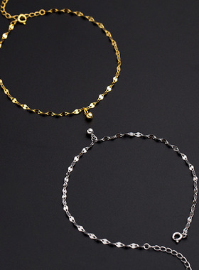 转运珠脚链女孩夏季高级感脚链