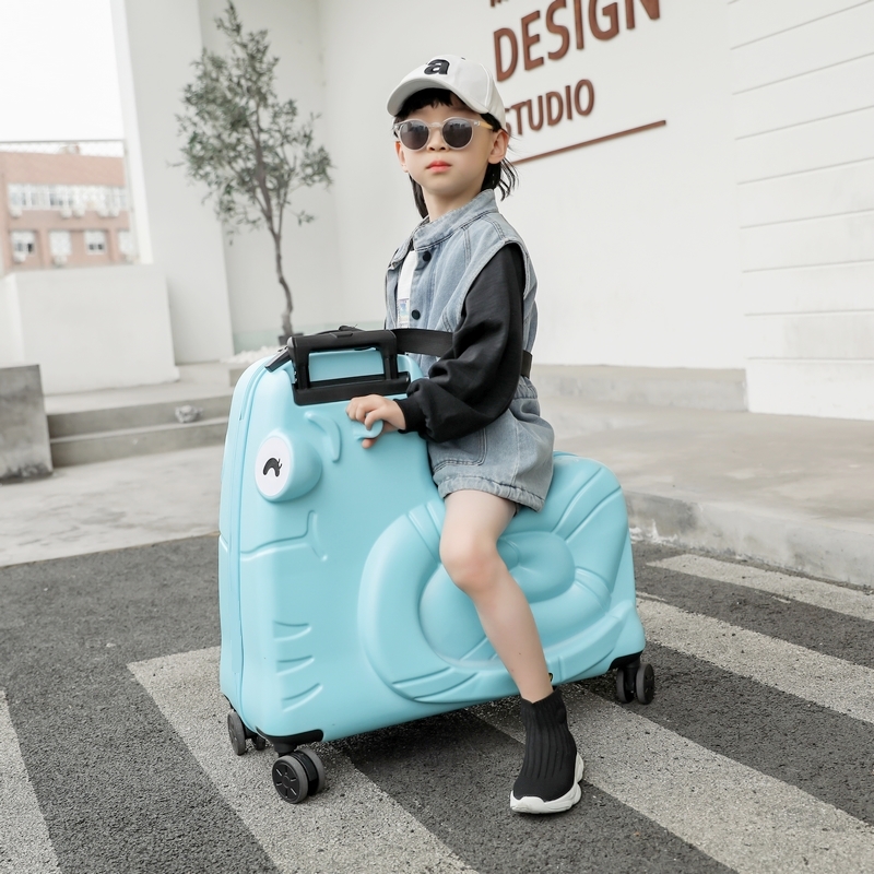大途儿童20男骑行子女万向轮拉杆箱 垄垒箱包旅行箱