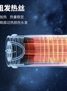 酷丽丝电吹风机高速无刷马达大风力发廊理发店专业负离子风筒