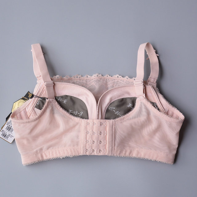 June Rose Bra 6118 Genuine Bandeau Style Anti-Exposed No Steel Ring Medium Thick AB Cup Push-Up Underwear Bra