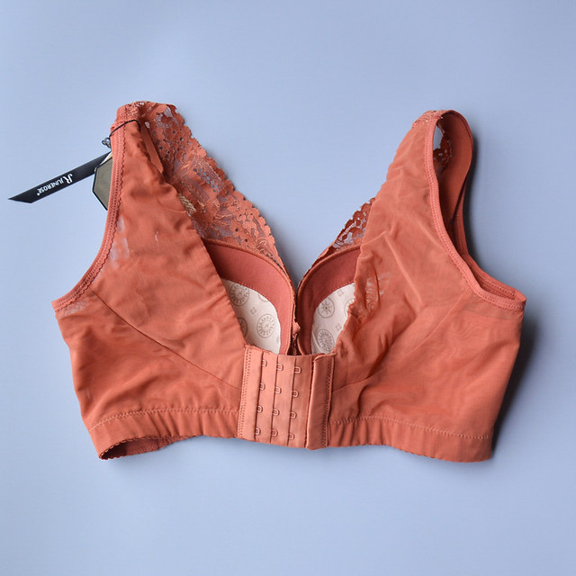 June Rose 6163 Bra BC Medium Thin Cup Lace Gathering Secondary Breast Vest Style Soft Wire Ring Adjustable Bra