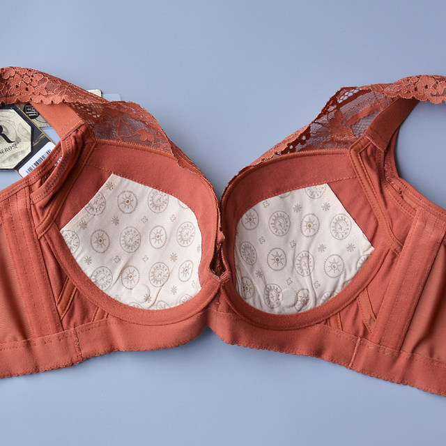 June Rose 6163 Bra BC Medium Thin Cup Lace Gathering Secondary Breast Vest Style Soft Wire Ring Adjustable Bra