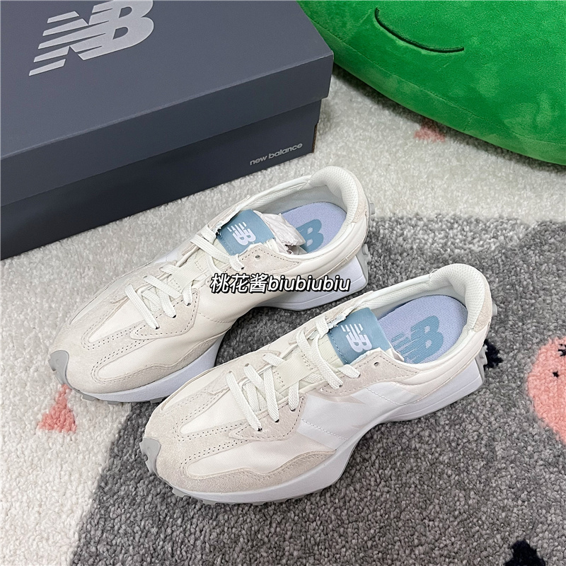 New Balance复古休闲女白色慢跑鞋海燕白NB327系列WS327KAB/PAA/B-图0