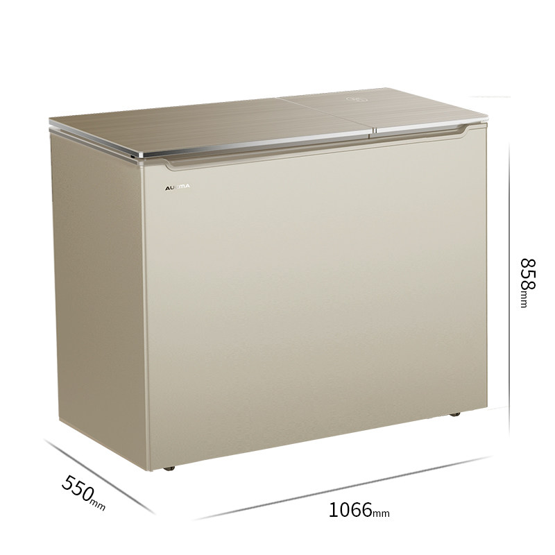 aucma /澳柯玛bcd-216chx铜管冰柜 奕尚电器冷柜