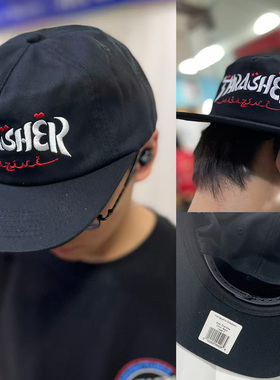 正品THRASHER滑板棒球帽值得收藏