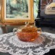 Western antiques Fenton Fenton golden amber rainbow series large collection of various utensils in stock
