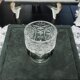 Western antique German-made heavy-duty machine-cut sunflower translucent crystal belly cup cocktail cup in stock