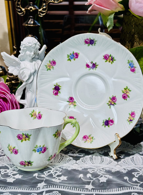 少女杯型咖啡杯碟骨瓷