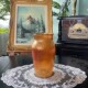 Western antiques Fenton Fenton golden amber rainbow series large collection of various utensils in stock