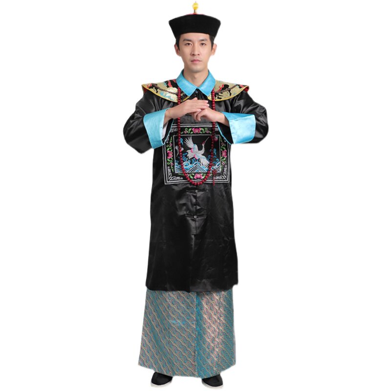 古装清朝官服男一品大臣文官武官朝服古代王爷僵尸服影视演出服装