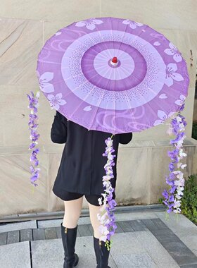 雷电真道具伞cosplay雷神巴尔真动漫伞舞蹈伞绸布伞原神cos伞现货