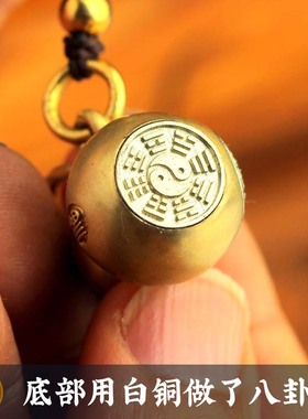 大吉大利葫芦纯黄铜原创设计男女