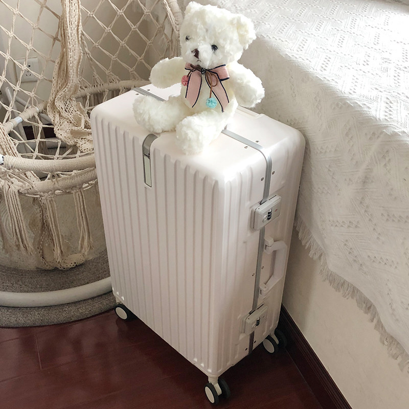 女小型20纯色万向轮结实耐用拉杆箱 卡黛迩旅行箱
