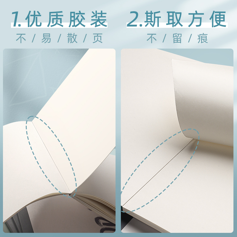 草稿本空白加厚纸大学生用考研专用数学高中生a4纸演算验算打草算草演草本计算演草纸护眼白纸小学生批发可撕