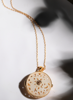 民族风嘎乌盒香囊项链毛衣链吊坠