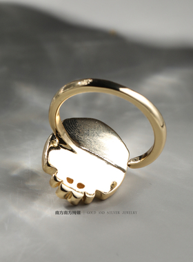 轻奢vintage欧美开口法国大戒指