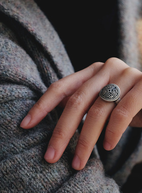 古着设计师三生三世民族风戒指