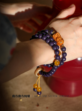 非遗古法手工中药合香手串