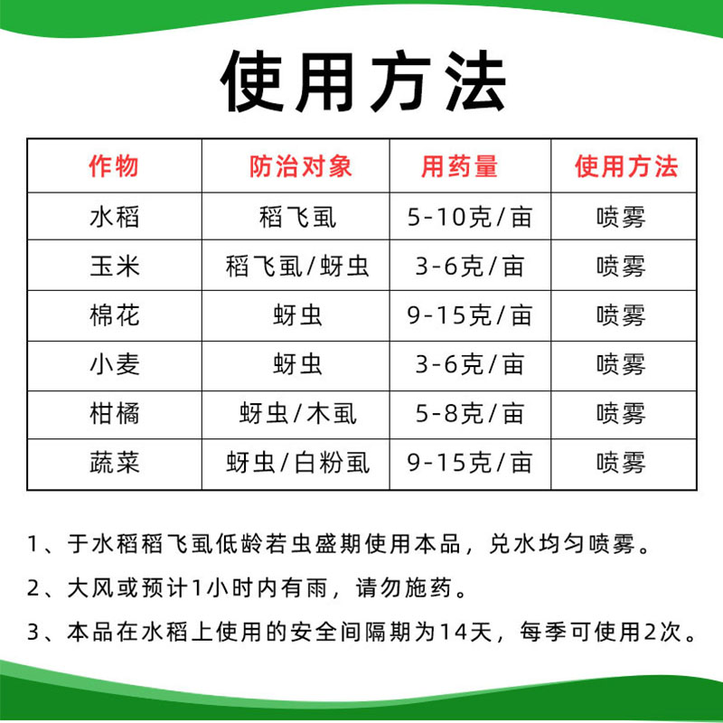 稻飞虱农药杀虫剂烯啶吡蚜酮水稻专用杀虫剂蓟马蚜虫白粉虱专用药 - 图2