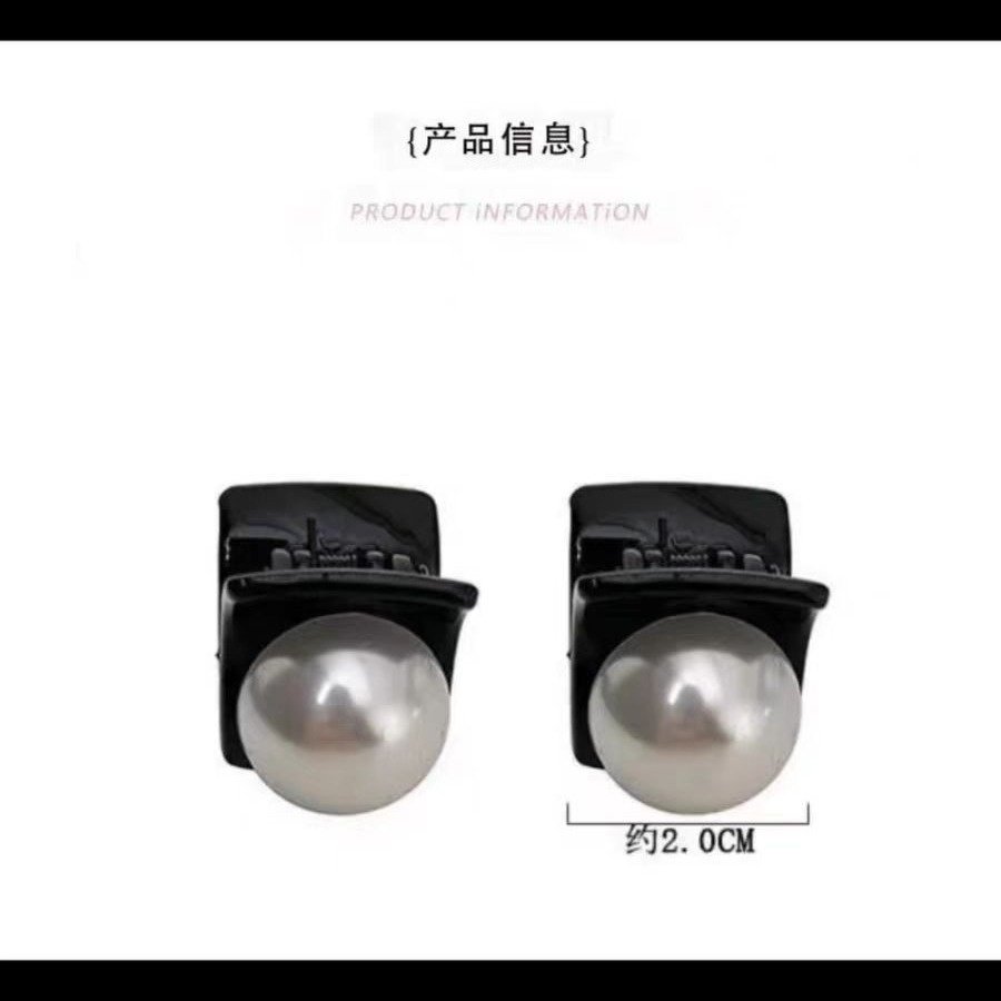 法式气质双面珍珠小抓夹赫本风公主头发卡小香风饰品刘海碎发发夹,淘宝优惠券,粉丝福利购,淘宝优惠卷
