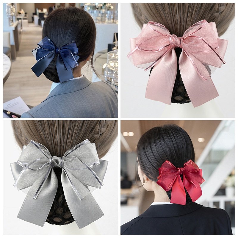 头花女网兜职业护士发网工作盘头发头饰空姐银行上班发夹发卡新款,淘宝优惠券,粉丝福利购,淘宝优惠卷