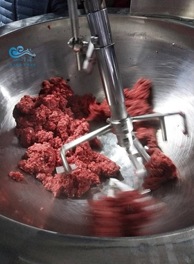 辣椒酱炒锅隆泽多头多爪炒火锅料机器设备大型炒料机火锅底料炒锅