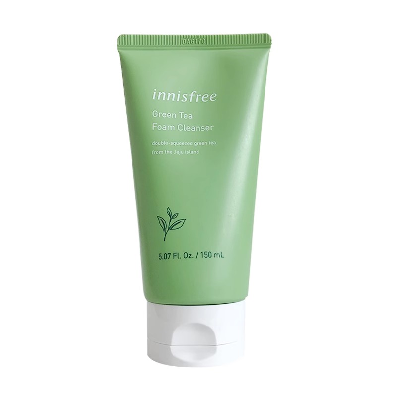 innisfree/悦诗风吟绿茶控油补水保湿洁面乳深层清洁洗面奶男女