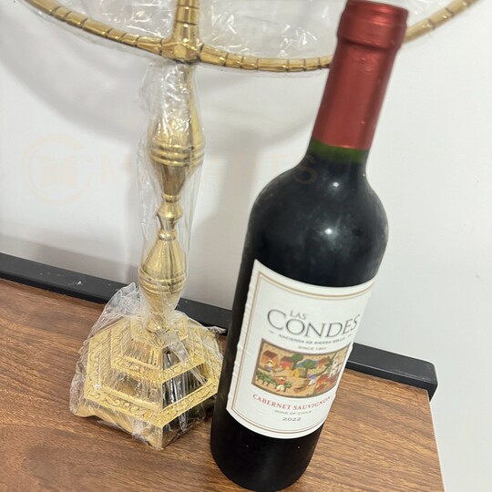 Israel imported souvenir candlestick church pure copper retro large seven-branch gold candlestick does not sell alcohol