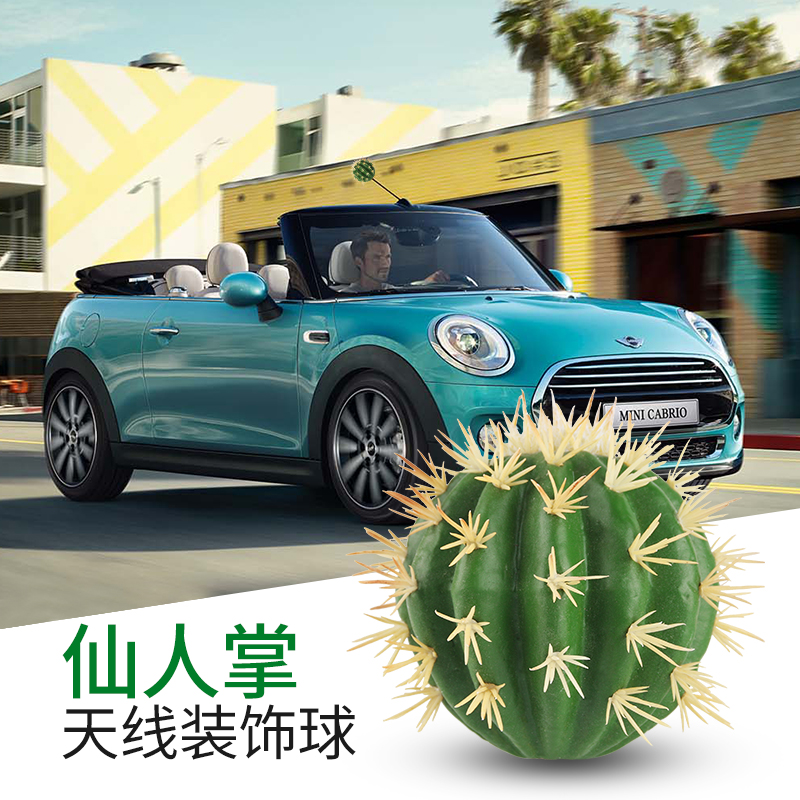 minicooper one R60仙人掌天线球宝马迷你countryman改装天线装饰 - 图0