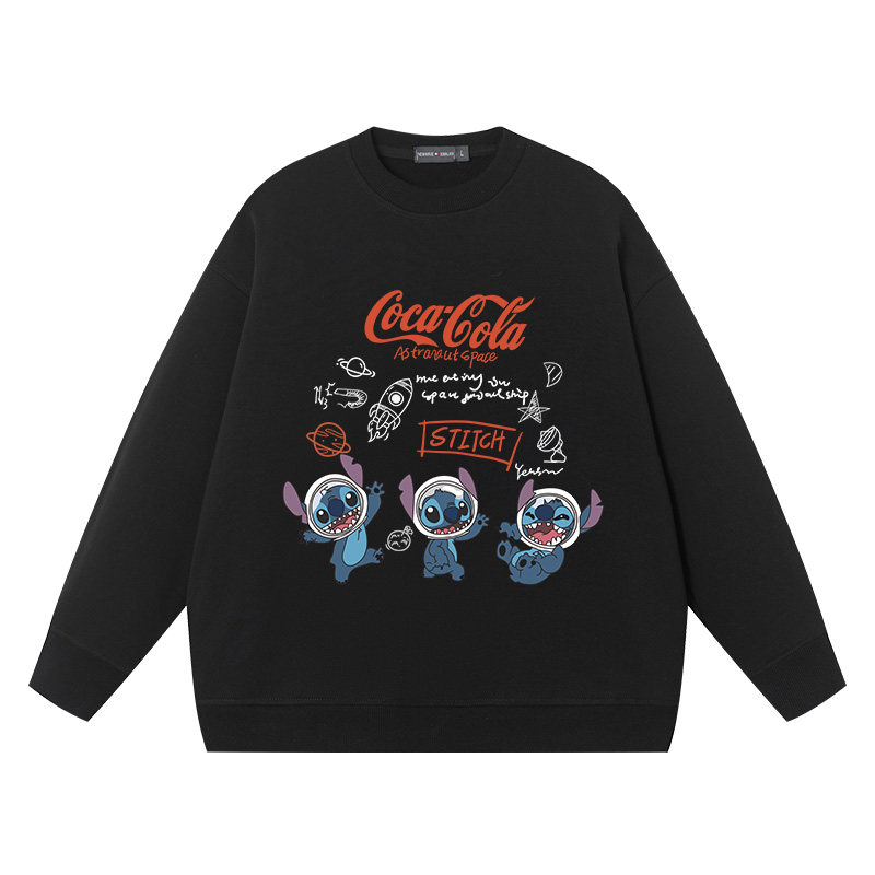 史迪奇美国动画星际宝贝周边联名可乐卫衣男女圆领潮流衣服打底衫,淘宝优惠券,粉丝福利购,淘宝优惠卷