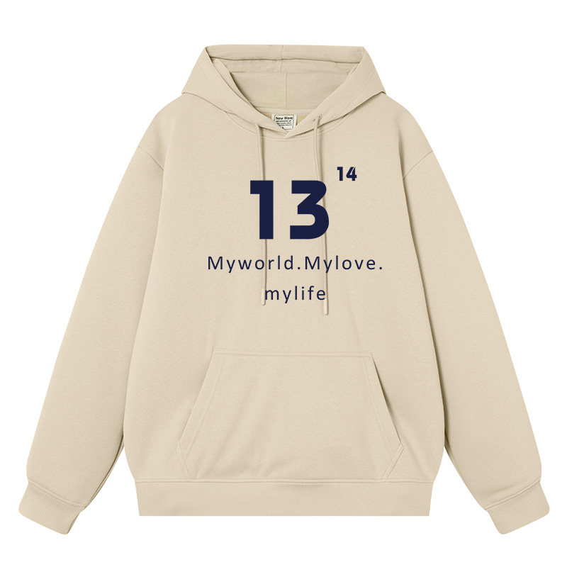 1314一生一世衣服小众高级感衣服男女同款卫衣连帽外套外衣情侣装,淘宝优惠券,粉丝福利购,淘宝优惠卷