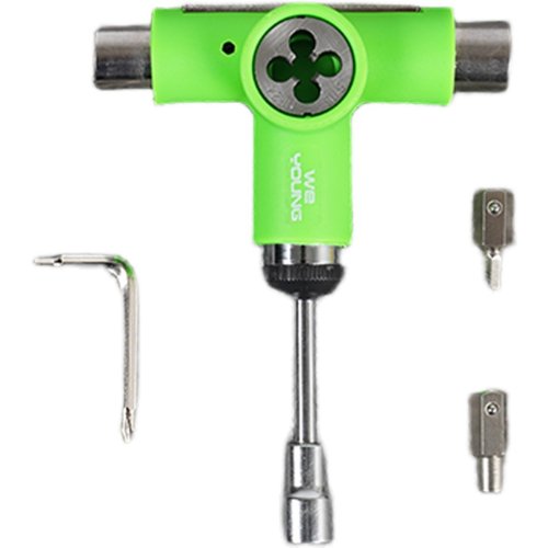 WEYOUNG滑板工具T型扳手Y字组装拆卸长板半自动多功能攻牙器攻丝 - 图3