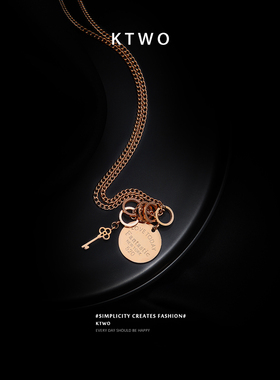 欧美气质简约新款玫瑰女ins项链