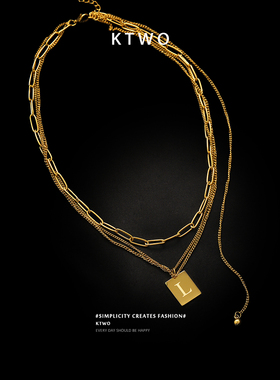 潮酷项链女高级设计感潮流男款