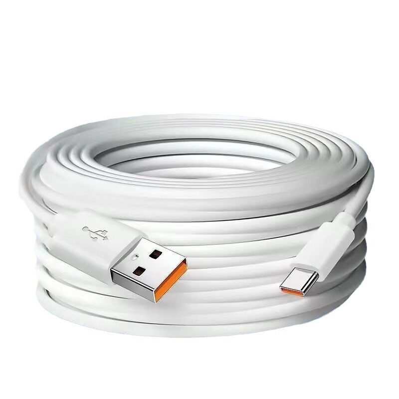 头延长充电线加长2米3米5米10米通用手机数据线USB快充6A超级快充适用华为VIVO小米OPPO