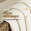 No punching bathroom shower curtain curved magnetic set