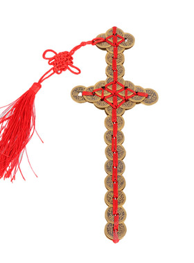 礼物铜钱剑摆件装饰品