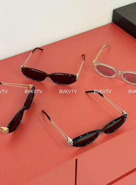 26s金属复古猫眼黑色太阳眼